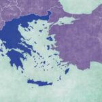 χάρτης με απεικόνιση της Ελλάδας