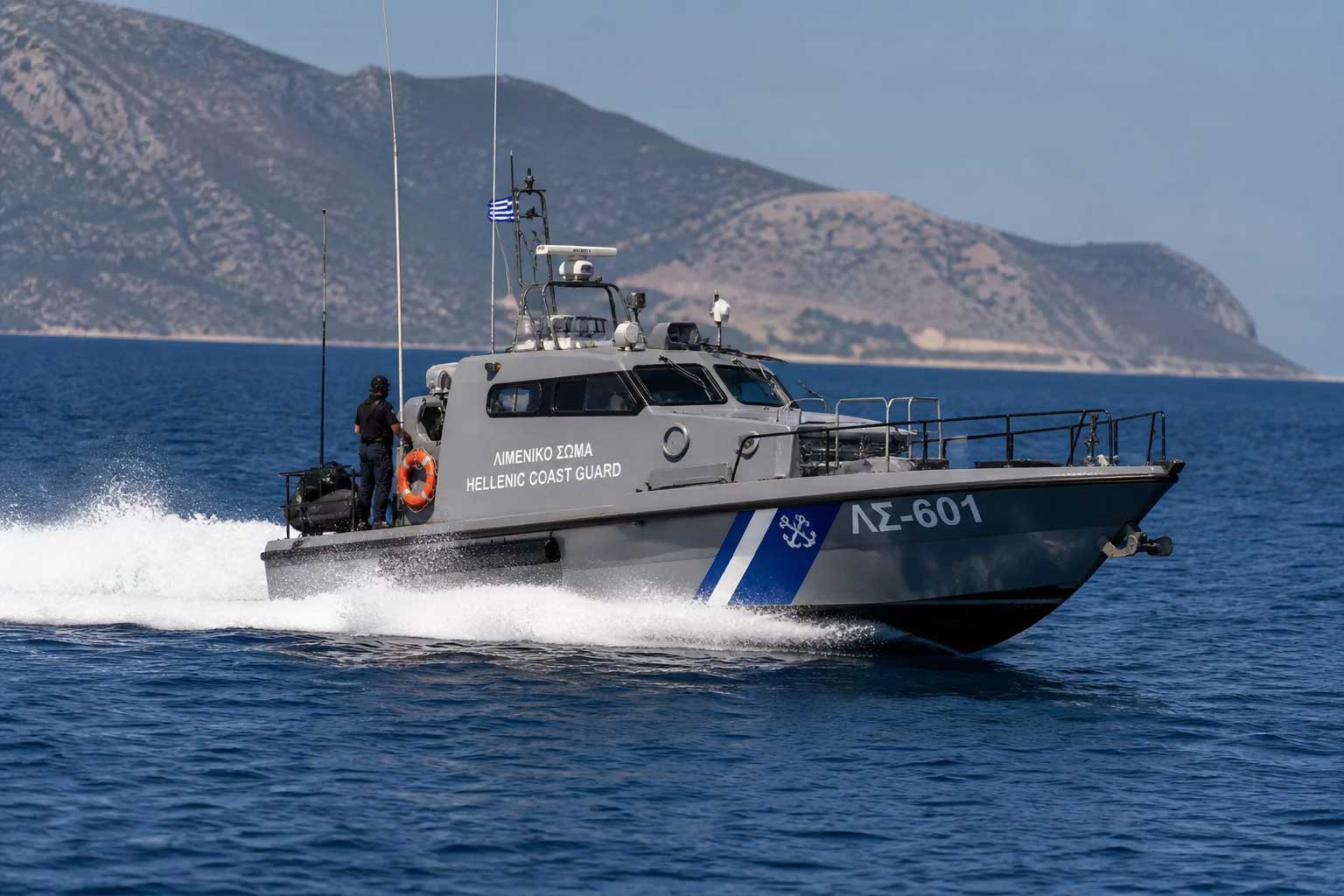 Ταχύπλοο σκάφος του Λιμενικό Σώμα σε περιπολία στο Αιγαίο